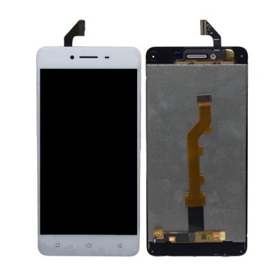 Lcd With Touch Screen For Oppo A37 Gold By - Maxbhi Com