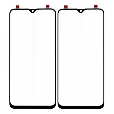 Replacement Front Glass For Realme 5 Pro Black By - Maxbhi Com