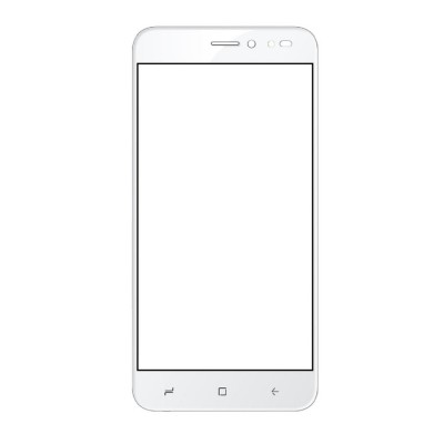 Replacement Front Glass For Intex Indie 15 White By - Maxbhi Com