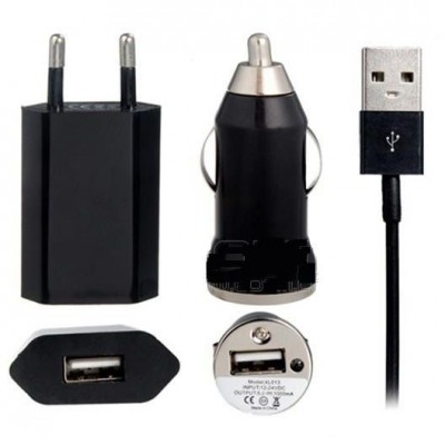 3 In 1 Charging Kit For Samsung Galaxy Note5 Cdma With Wall Charger Car Charger Usb Data Cable - Maxbhi Com