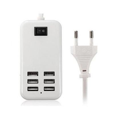 6 Port Multi Usb Highq Fast Charger For Samsung Galaxy Note 4 Usa - Maxbhi Com