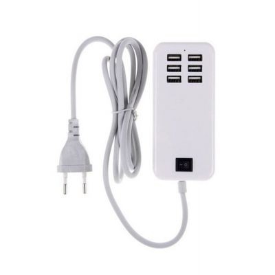 6 Port Multi Usb Highq Fast Charger For Samsung Galaxy Note 4 Usa - Maxbhi Com