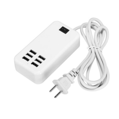 6 Port Multi Usb Highq Fast Charger For Samsung Galaxy Ace Style Smg357fz - Maxbhi Com