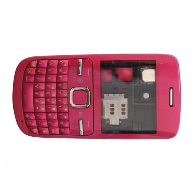 Full Body Housing For Nokia Asha 205 Pink - Maxbhi Com
