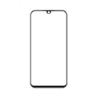 Replacement Front Glass For Elephone A6 Mini Black By - Maxbhi Com
