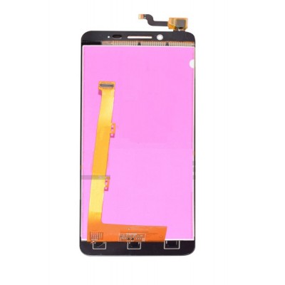 Lcd With Touch Screen For Lenovo A6600 White By - Maxbhi Com