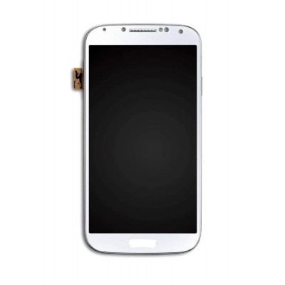 Lcd With Touch Screen For Samsung I9502 Galaxy S4 White By - Maxbhi Com