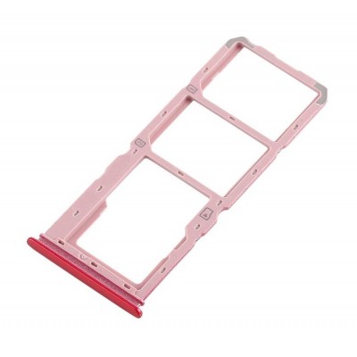 Sim Card Holder Tray For Vivo Y93 Red - Maxbhi Com