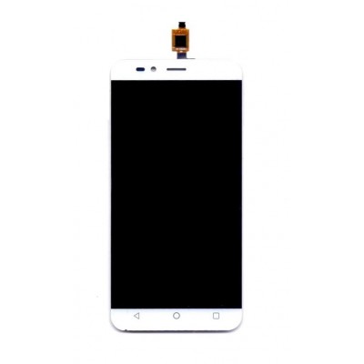 Lcd With Touch Screen For Intex Cloud Swift White By - Maxbhi Com
