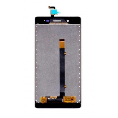 Lcd With Touch Screen For Lava X10 White By - Maxbhi Com