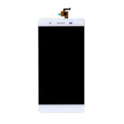Lcd With Touch Screen For Lava X10 White By - Maxbhi Com