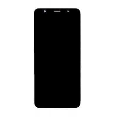 Lcd With Touch Screen For Lava Z81 Black By - Maxbhi Com