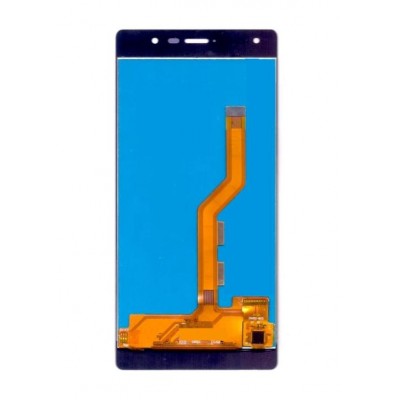 Lcd With Touch Screen For Lyf F1s Black By - Maxbhi Com