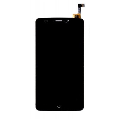 Lcd With Touch Screen For Lyf Wind 3 White By - Maxbhi Com