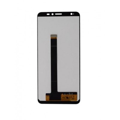Lcd With Touch Screen For Lava Z61 White By - Maxbhi Com