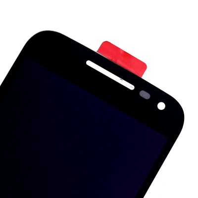 Lcd With Touch Screen For Motorola Moto G 3rd Gen Black By - Maxbhi Com