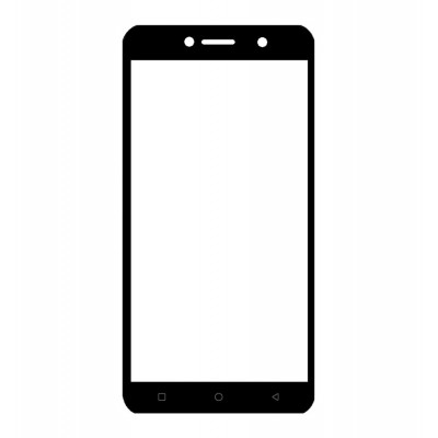 Replacement Front Glass For Itel A22 Black By - Maxbhi Com