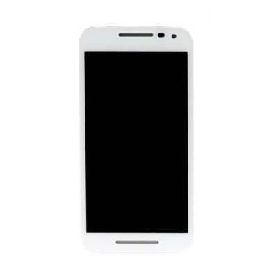 Lcd With Touch Screen For Motorola Moto G Dual Sim 3rd Gen White By - Maxbhi Com