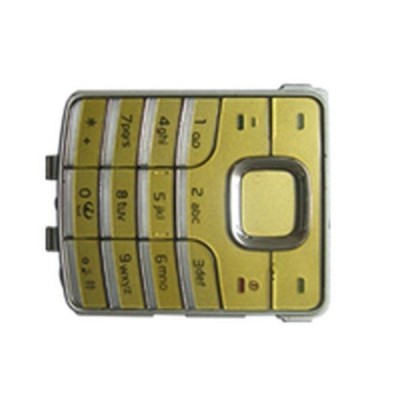 Keypad For Nokia 6500 Classic Golden - Maxbhi Com