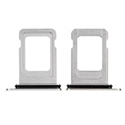 Sim Card Holder Tray For Apple Iphone 11 Pro Silver - Maxbhi Com