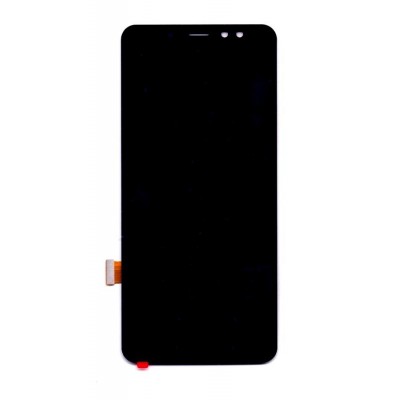Lcd With Touch Screen For Samsung Galaxy A8 Plus 2018 Grey By - Maxbhi Com