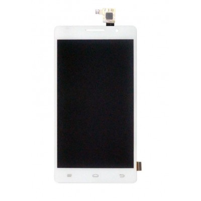 Lcd With Touch Screen For Intex Aqua Power Hd 4g White By - Maxbhi Com