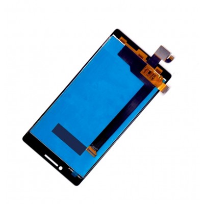 Lcd With Touch Screen For Intex Aqua Power Ii Black By - Maxbhi Com