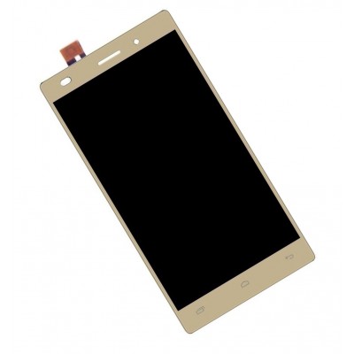 Lcd With Touch Screen For Intex Aqua Power Plus Champagne By - Maxbhi Com