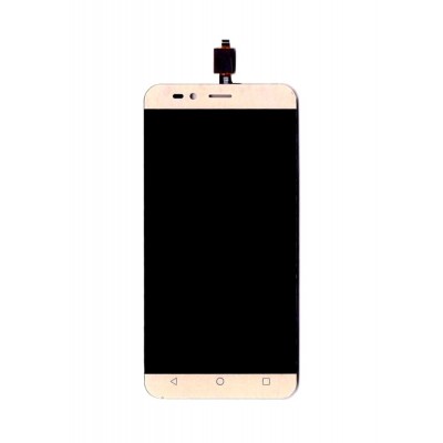 Lcd With Touch Screen For Intex Aqua Trend Silver By - Maxbhi Com