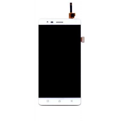 Lcd With Touch Screen For Lenovo K5 Note Silver By - Maxbhi Com