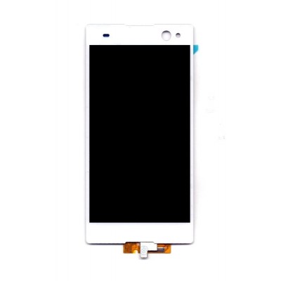 Lcd With Touch Screen For Sony Xperia C3 Dual D2502 White By - Maxbhi Com