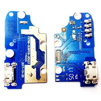 Charging Connector Flex Pcb Board For Comio S1 Lite By - Maxbhi Com