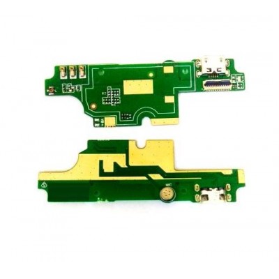 Charging Connector Flex Pcb Board For Micromax Vdeo 3 By - Maxbhi Com