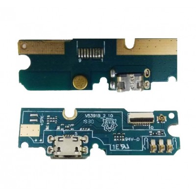 Charging Connector Flex Pcb Board For Mobiistar C2 By - Maxbhi Com