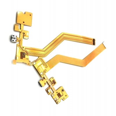 Charging Connector Flex Pcb Board For Lyf Water 1 By - Maxbhi Com