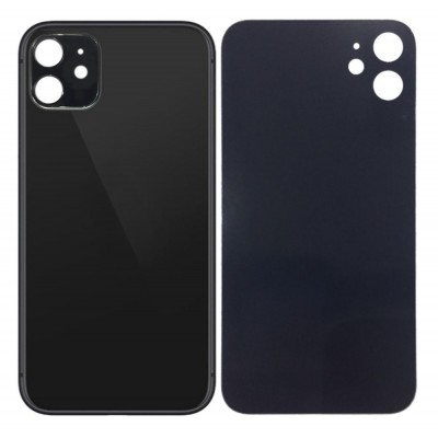 Back Panel Cover For Apple Iphone 11 Black - Maxbhi Com