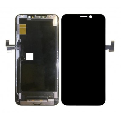 LCD with Touch Screen for Apple iPhone 11 Pro Max - Silver (display glass combo folder)
