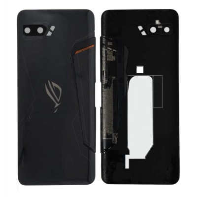 Back Panel Cover For Asus Rog Phone Ii Zs660kl Black - Maxbhi Com