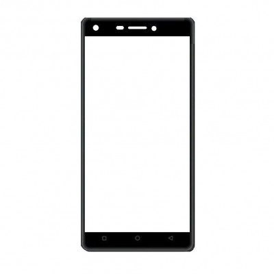 Replacement Front Glass For Intex Staari 12 Black By - Maxbhi Com
