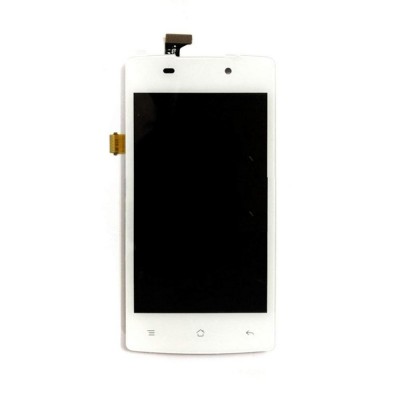 Lcd With Touch Screen For Oppo R1001 Joy White By - Maxbhi Com