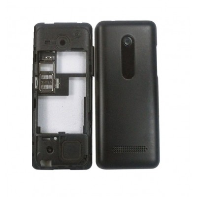Full Body Housing For Nokia 206 Dual Sim Rm872 Black - Maxbhi Com