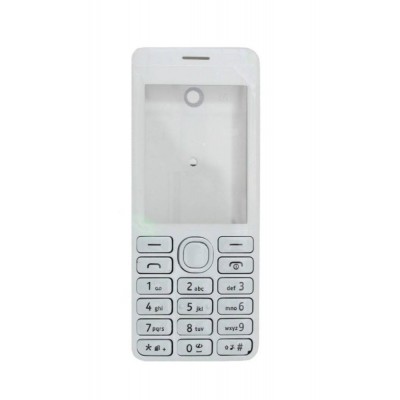 Full Body Housing For Nokia 206 Dual Sim Rm872 White - Maxbhi Com