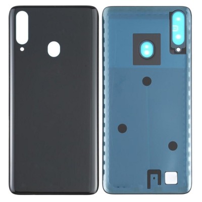 Back Panel Cover For Samsung Galaxy A20s Black - Maxbhi Com