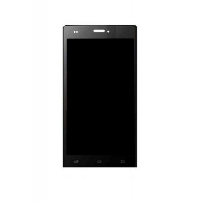 Lcd With Touch Screen For Spice Xlife Victor 5 Black By - Maxbhi Com
