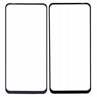 Replacement Front Glass For Oppo Reno2 F Black By - Maxbhi Com