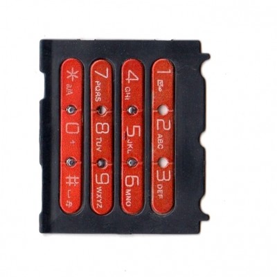 Keypad For Sony Ericsson W580i Silver Red - Maxbhi Com