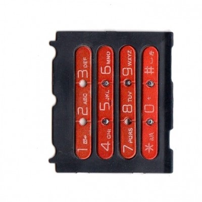 Keypad For Sony Ericsson W580i Silver Red - Maxbhi Com