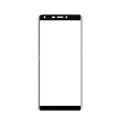 Replacement Front Glass For Mobiistar X1 Selfie Black By - Maxbhi Com
