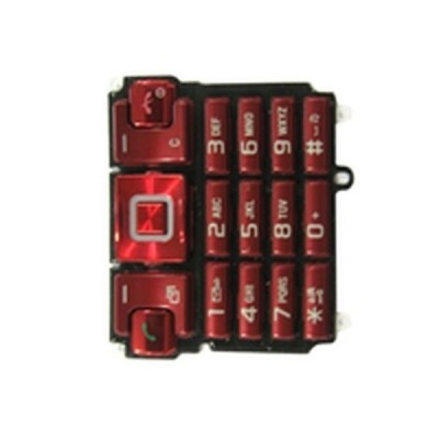 Keypad For Sony Ericsson T700 Red - Maxbhi Com