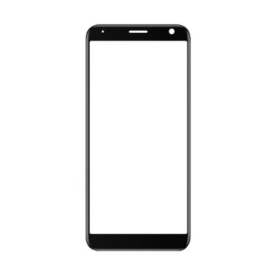 Replacement Front Glass For Intex Indie 11 Iv0318nd Black By - Maxbhi Com
